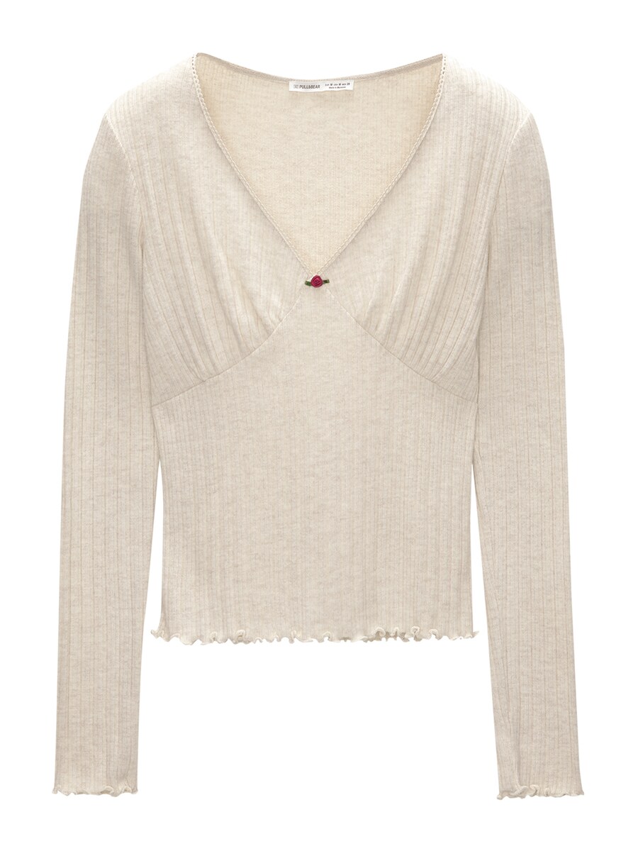 Рубашка Pull&Bear, кремовый
Рубашка Pull&Bear, кремовый