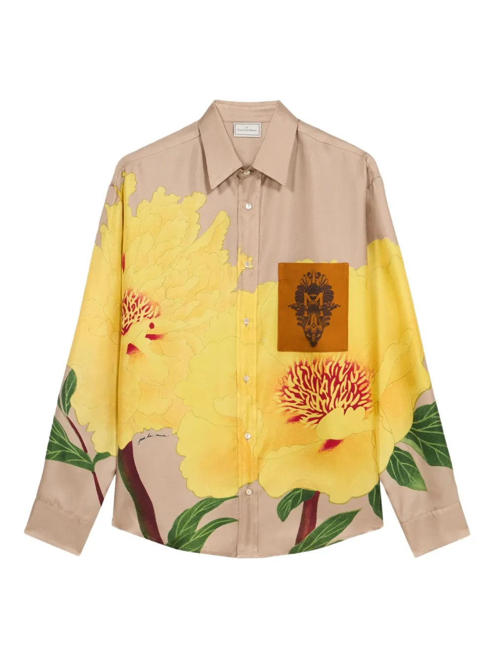 Рубашка Aloegots с цветочным принтом и карманом Pierre-Louis Mascia, желтый
Рубашка Aloegots с цветочным принтом и карманом Pierre-Louis Mascia, желтый
