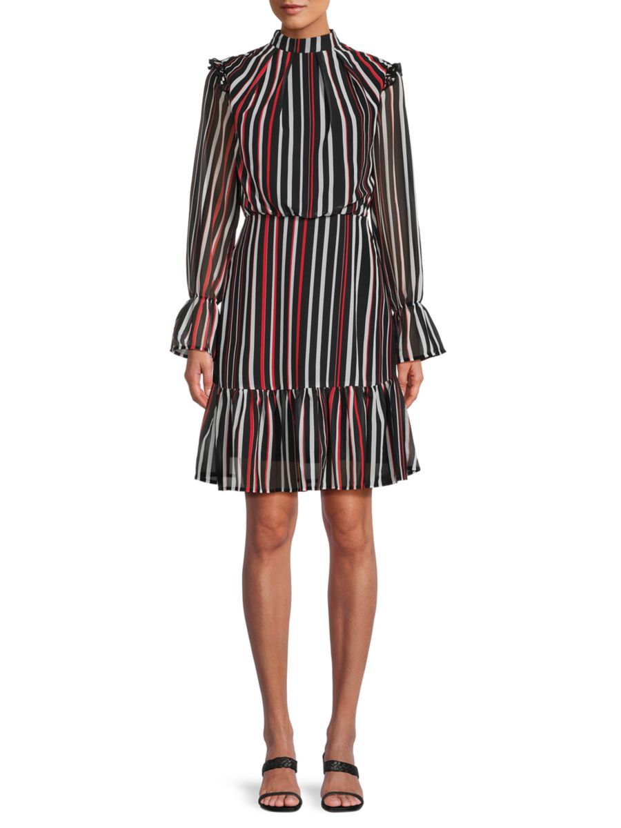 Платье-водолазка в полоску Area Stars, черный мульти
Платье-водолазка в полоску Area Stars, черный мульти