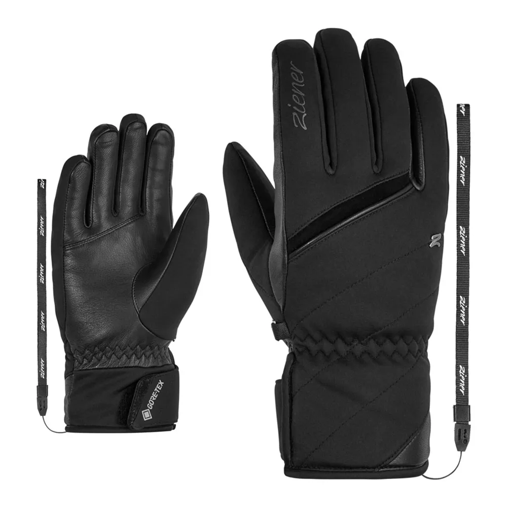 Перчатки Ziener Kiyuna GTX, черный 
Перчатки Ziener Kiyuna GTX, черный