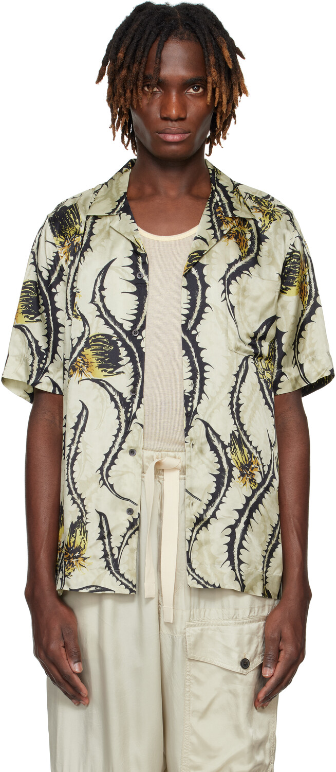 Желтая свободная рубашка из вискозы Dries Van Noten
Желтая свободная рубашка из вискозы Dries Van Noten