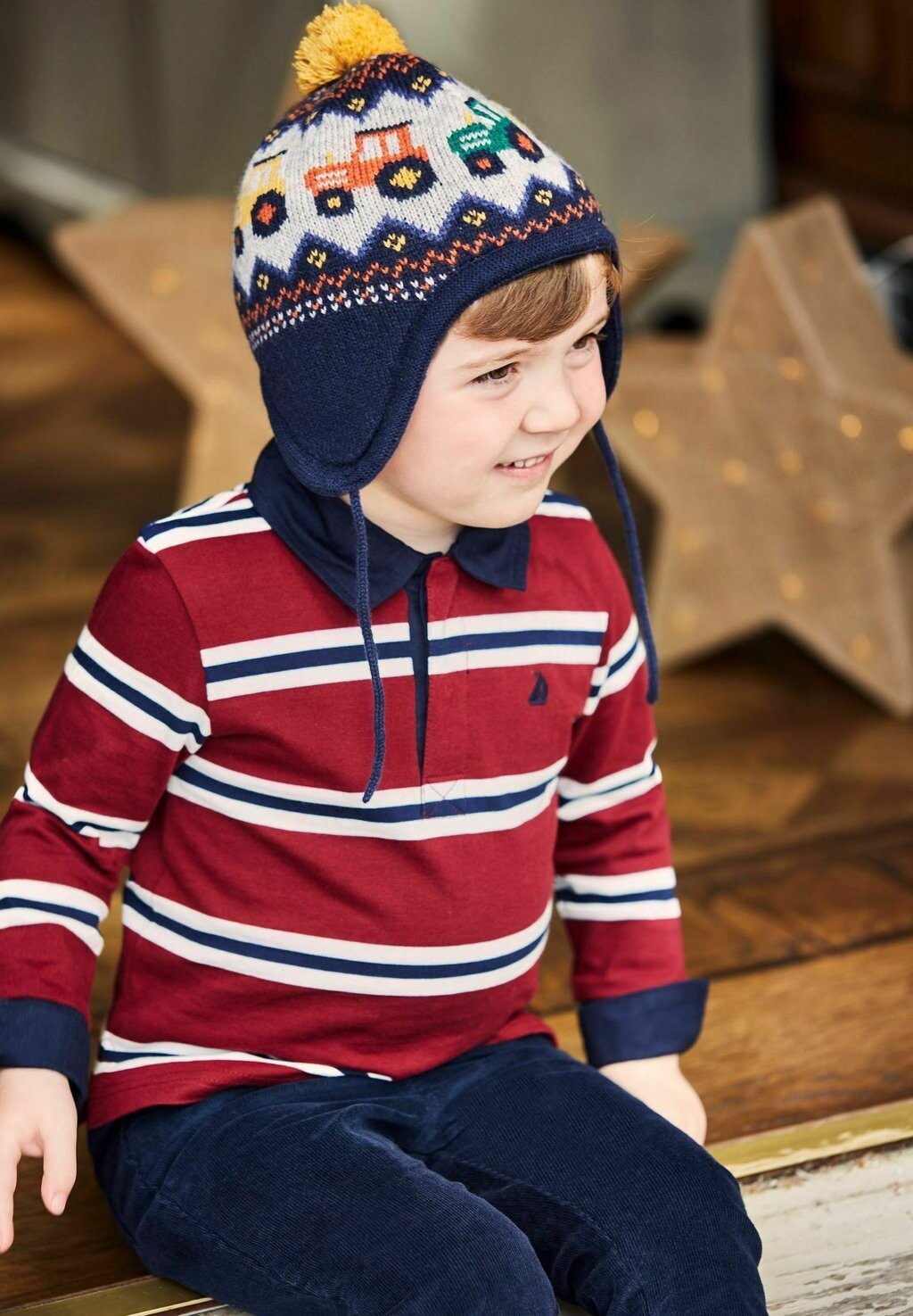 Шапка TRACTOR FAIR ISLE JoJo Maman Bébé, цвет navy
Шапка TRACTOR FAIR ISLE JoJo Maman Bébé, цвет navy