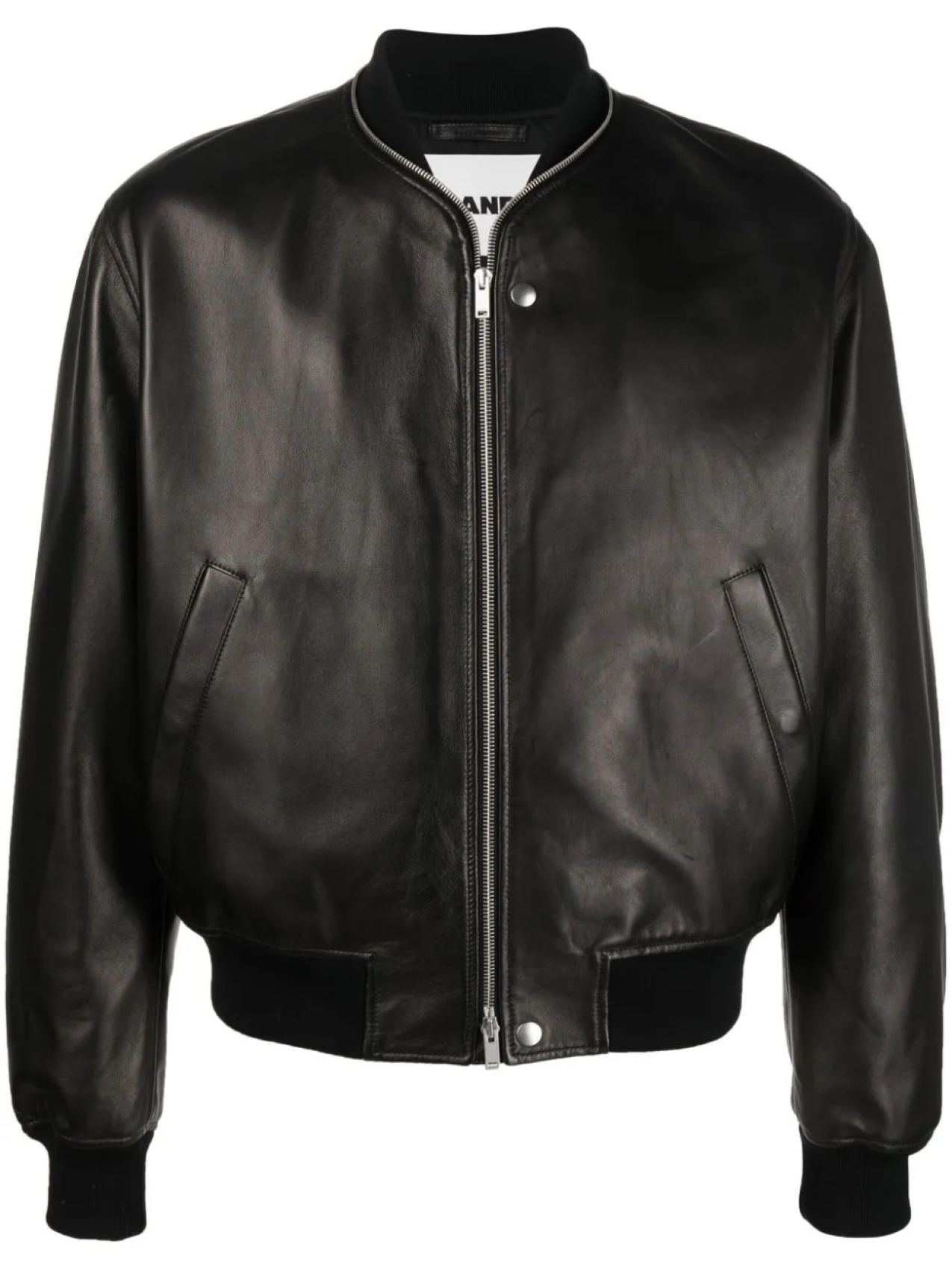 Jil Sander бомбер на молнии, черный
Jil Sander бомбер на молнии, черный