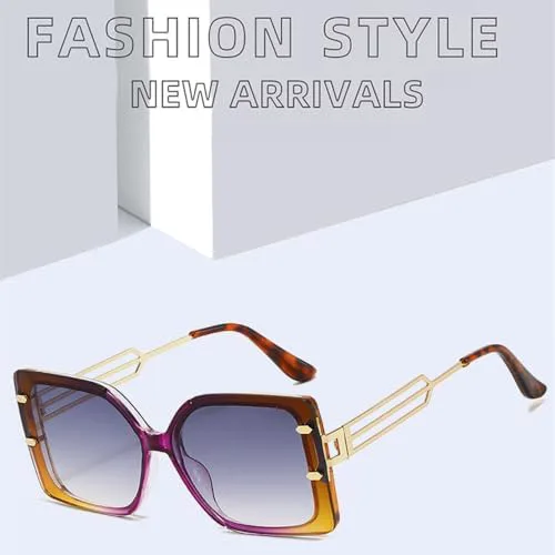 Новые солнцезащитные очки для женщин 2027-2026 годов с небольшим размером лица и защитой от УФ-излучения. Ретро-солнцезащитные очки с большой оправой MTZJH, C2
Новые солнцезащитные очки для женщин 2027-2026 годов с небольшим размером лица и защитой от УФ-излучения. Ретро-солнцезащитные очки с большой оправой MTZJH, C2