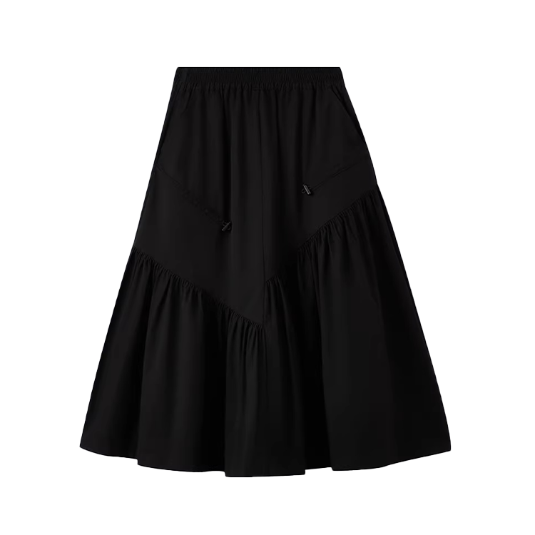 Женская повседневная длинная юбка SPAO, черный
Женская повседневная длинная юбка SPAO, черный