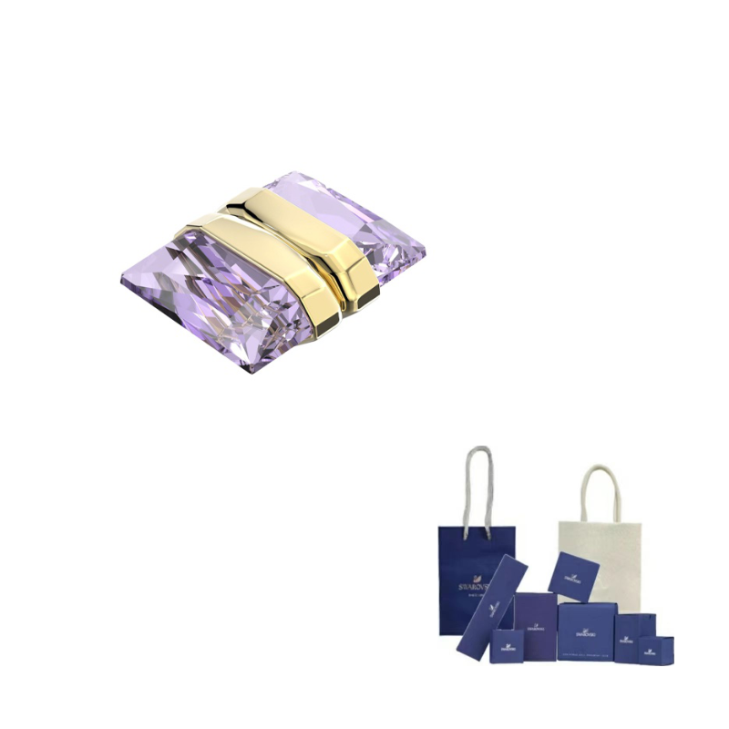 Swarovski Люрексовые позолоченные клипсы-серьги Women's Purple
Swarovski Люрексовые позолоченные клипсы-серьги Women's Purple