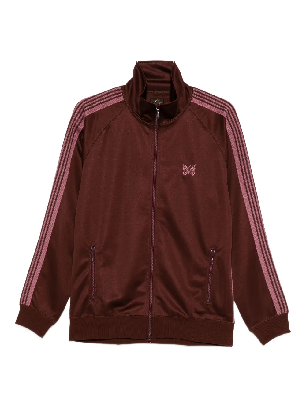 Полосатая куртка на молнии Needles, коричневый
Полосатая куртка на молнии Needles, коричневый