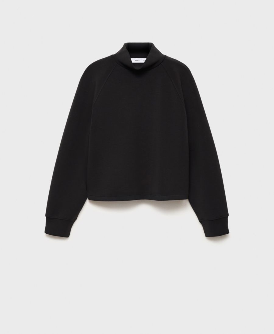 Женская толстовка с высоким воротником MANGO, Black
Женская толстовка с высоким воротником MANGO, Black