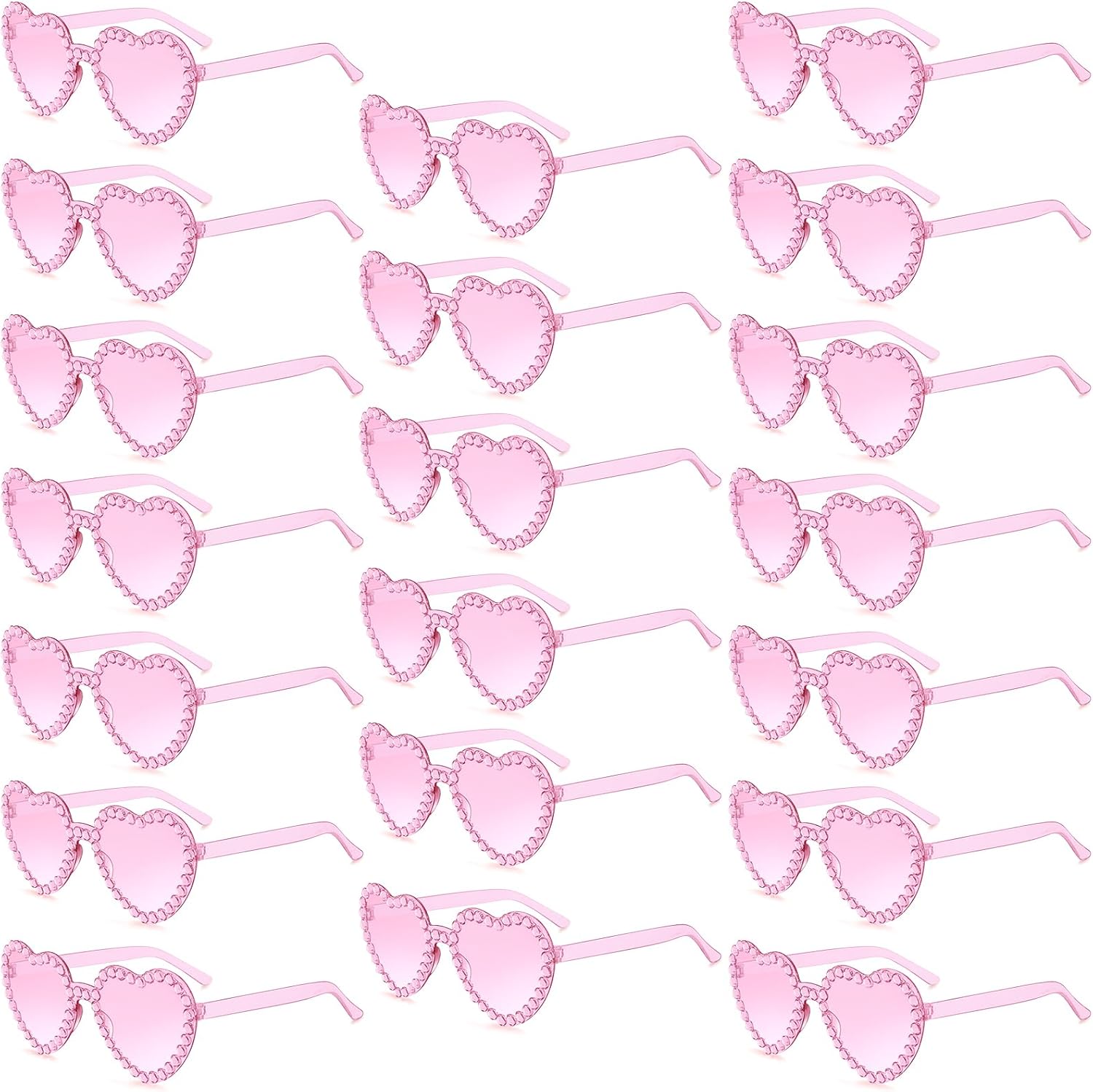 Набор из 20 солнцезащитных очков в форме сердца со стразами для женщин, без оправы, идеально подходят для девичника и вечеринки в честь Дня святого Валентина QYVEWY, 20pink
Набор из 20 солнцезащитных очков в форме сердца со стразами для женщин, без оправы, идеально подходят для девичника и вечеринки в честь Дня святого Валентина QYVEWY, 20pink