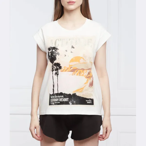 Футболка стандартного кроя Actitude_Twinset, белый
Футболка стандартного кроя Actitude_Twinset, белый