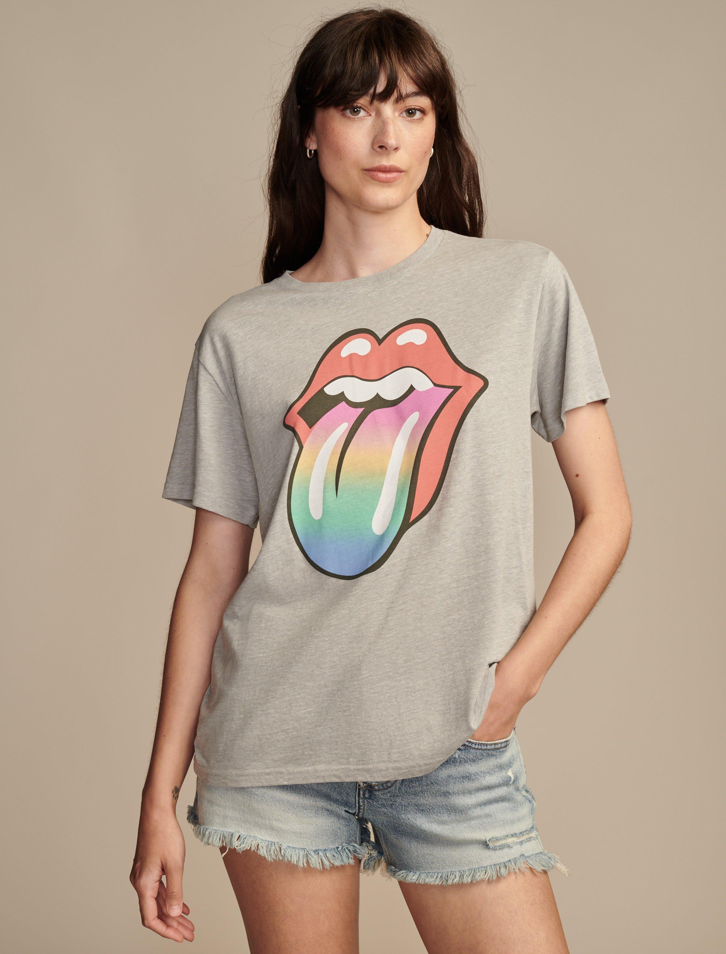 Женская футболка бойфренда Lucky Brand Rolling Stones Rainbow Tongue, цвет medium light grey
Женская футболка бойфренда Lucky Brand Rolling Stones Rainbow Tongue, цвет medium light grey