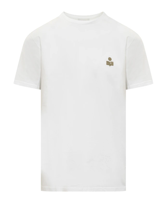 Футболка с круглым вырезом и принтом логотипа Isabel Marant, белый
Футболка с круглым вырезом и принтом логотипа Isabel Marant, белый