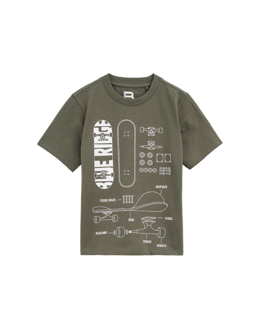 Рубашка WE Fashion, оливковый 
Рубашка WE Fashion, оливковый