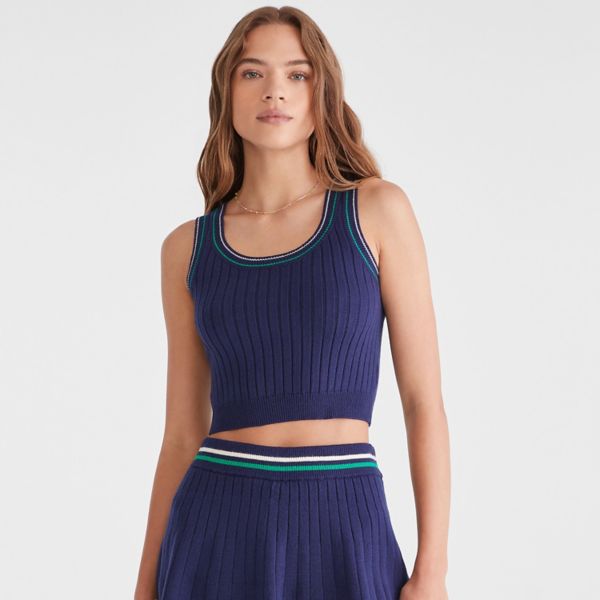 Майка-свитер с круглым вырезом для юниоров Aeropostale, синий
Майка-свитер с круглым вырезом для юниоров Aeropostale, синий