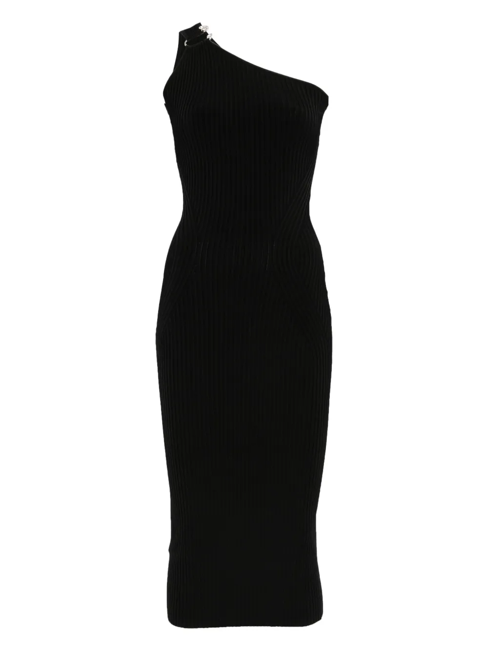 Платье миди на одно плечо David Koma, черный
Платье миди на одно плечо David Koma, черный