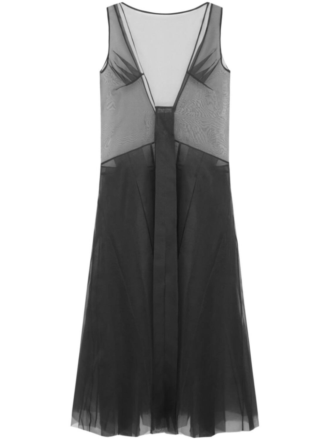 16Arlington полупрозрачное платье, черный