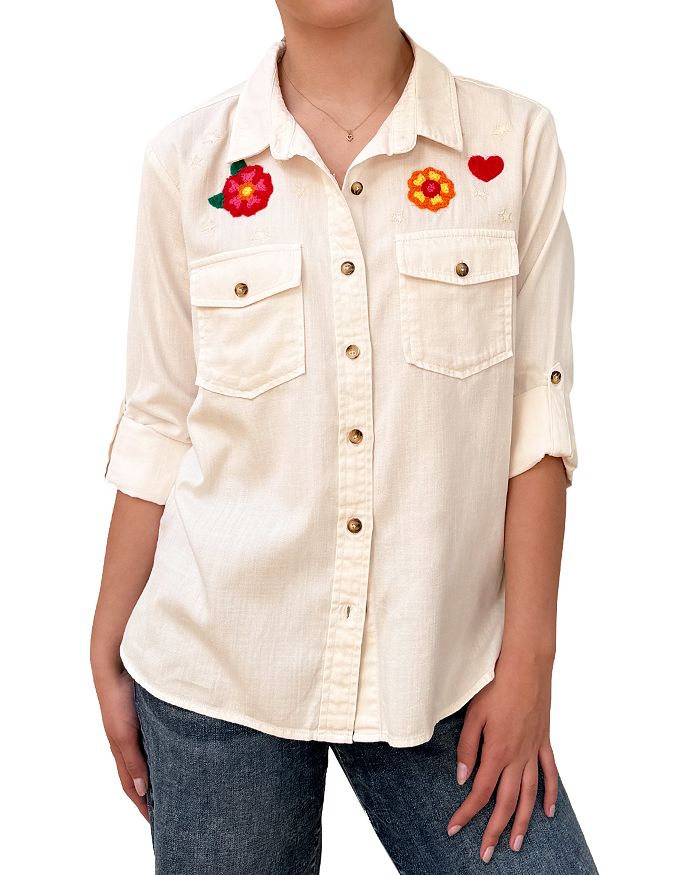 Джимовая рубашка Birds of a Feather Billy T, белый
Джимовая рубашка Birds of a Feather Billy T, белый