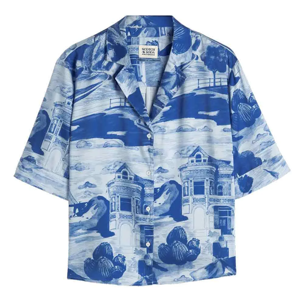 Рубашка с коротким рукавом Scotch & Soda 178994, синий
Рубашка с коротким рукавом Scotch & Soda 178994, синий