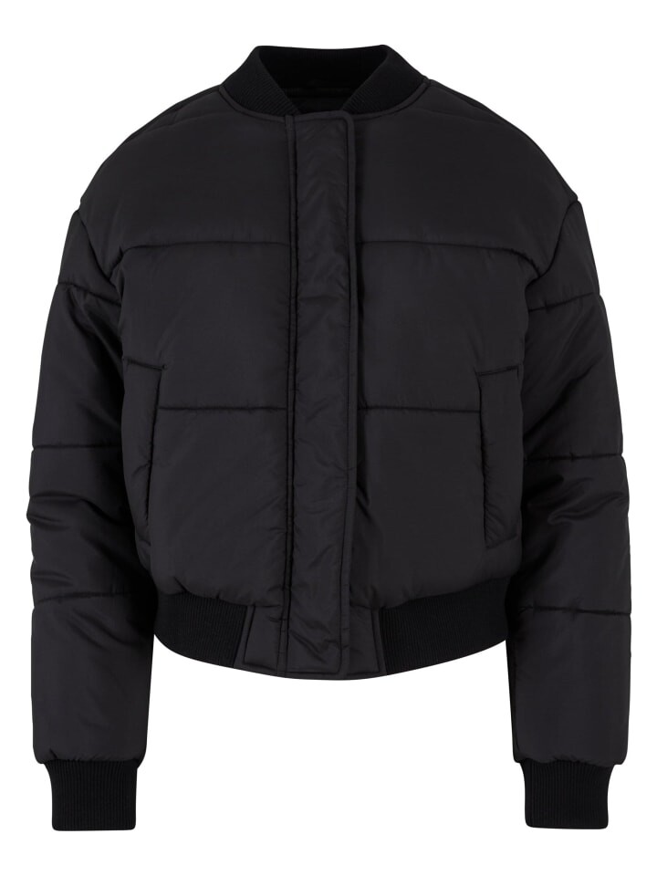 Пуховик Urban Classics, черный 
Пуховик Urban Classics, черный