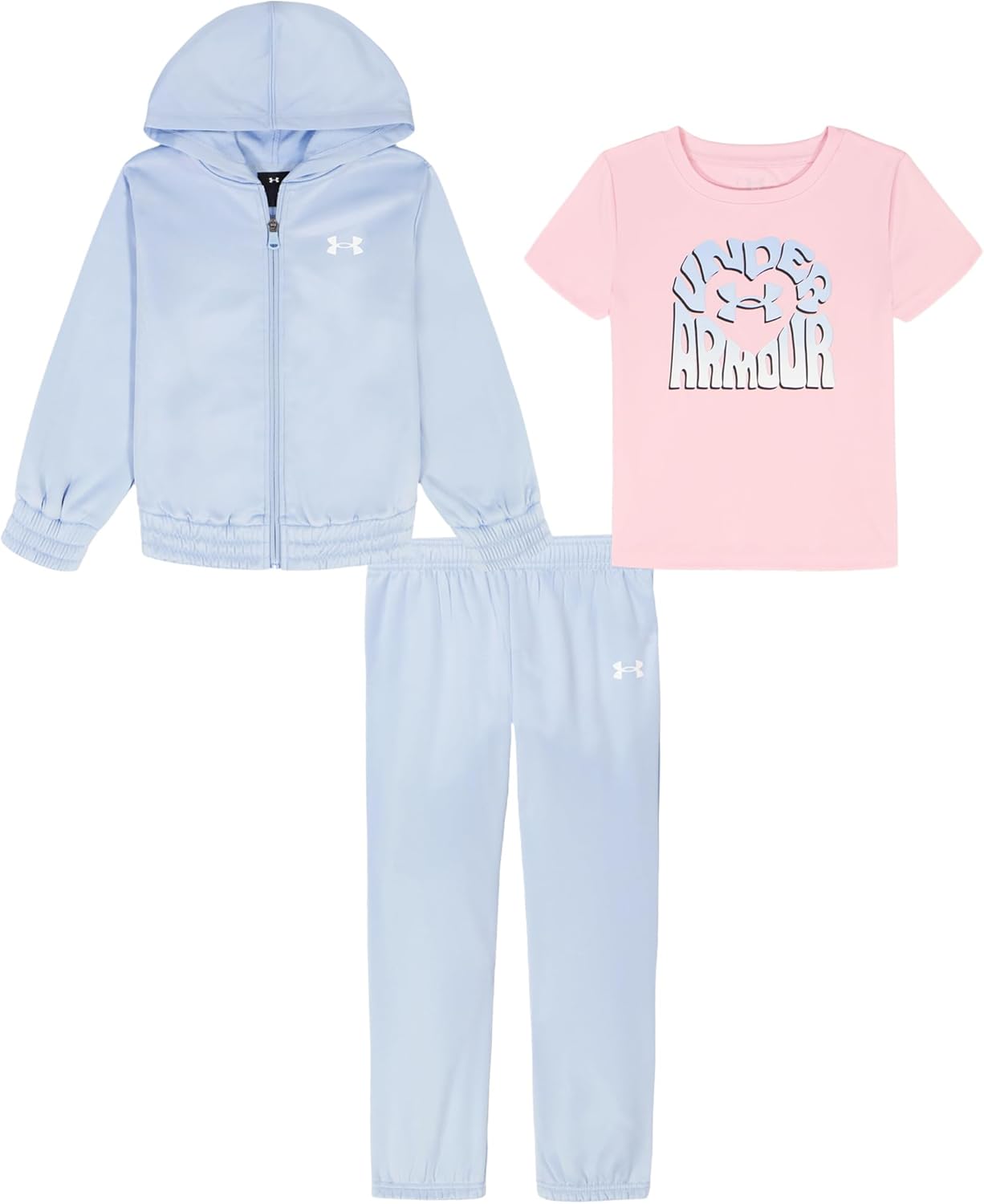 Under Armour girls Short Sleeve Shirt and Shorts Set, Durable Stretch and Lightweight, Blue Calm Full Zip
Under Armour girls Short Sleeve Shirt and Shorts Set, Durable Stretch and Lightweight, Blue Calm Full Zip