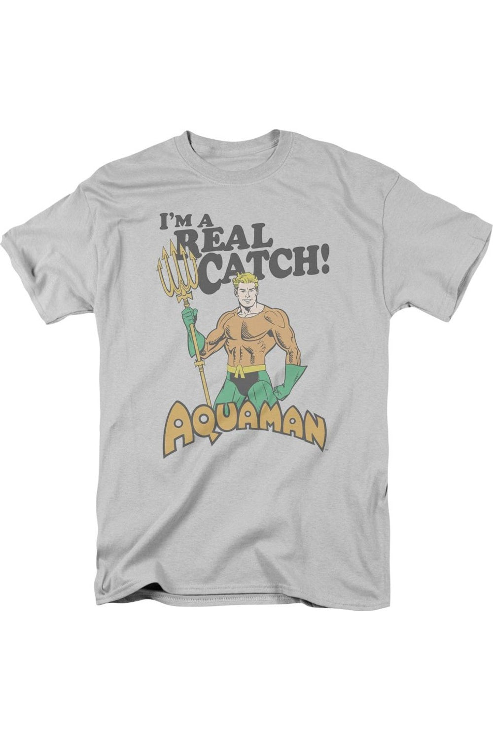 Футболка с коротким рукавом для взрослых DC Comics Real Catch Gildan, серебряный
Футболка с коротким рукавом для взрослых DC Comics Real Catch Gildan, серебряный