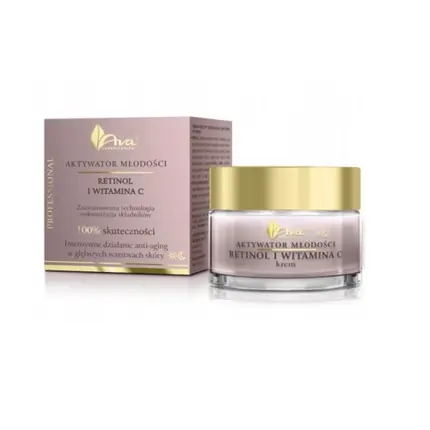 Крем-активатор молодости с ретинолом и витамином С 50 мл, Ava
Крем-активатор молодости с ретинолом и витамином С 50 мл, Ava