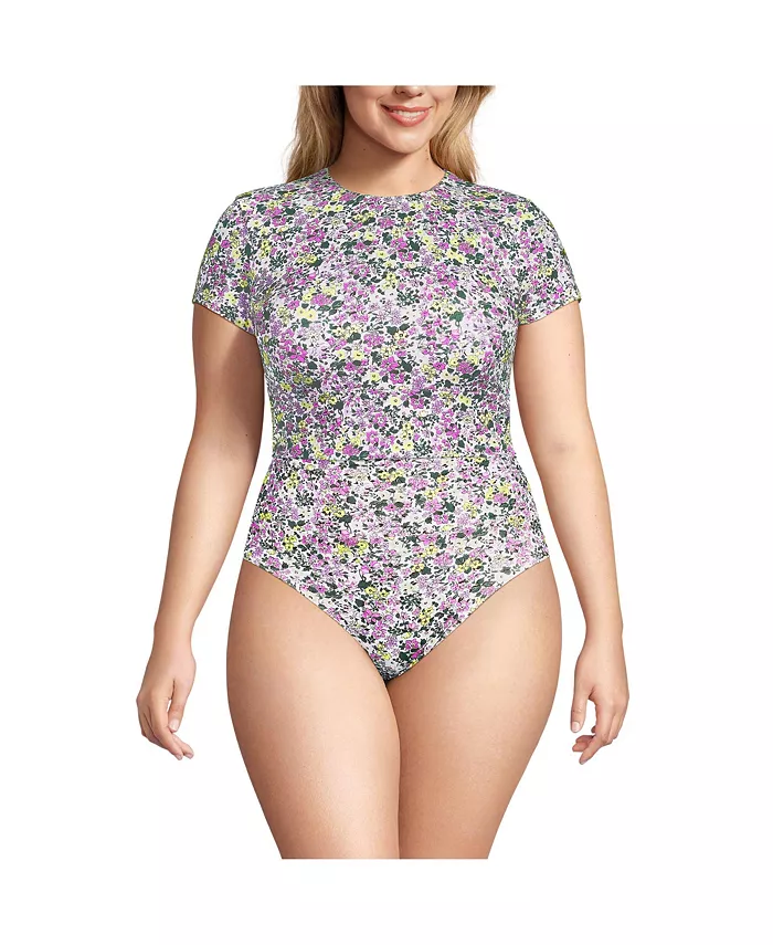 Топ миди-кини больших размеров без застежек и рукавов-крылышек Lands' End, белый
Топ миди-кини больших размеров без застежек и рукавов-крылышек Lands' End, белый