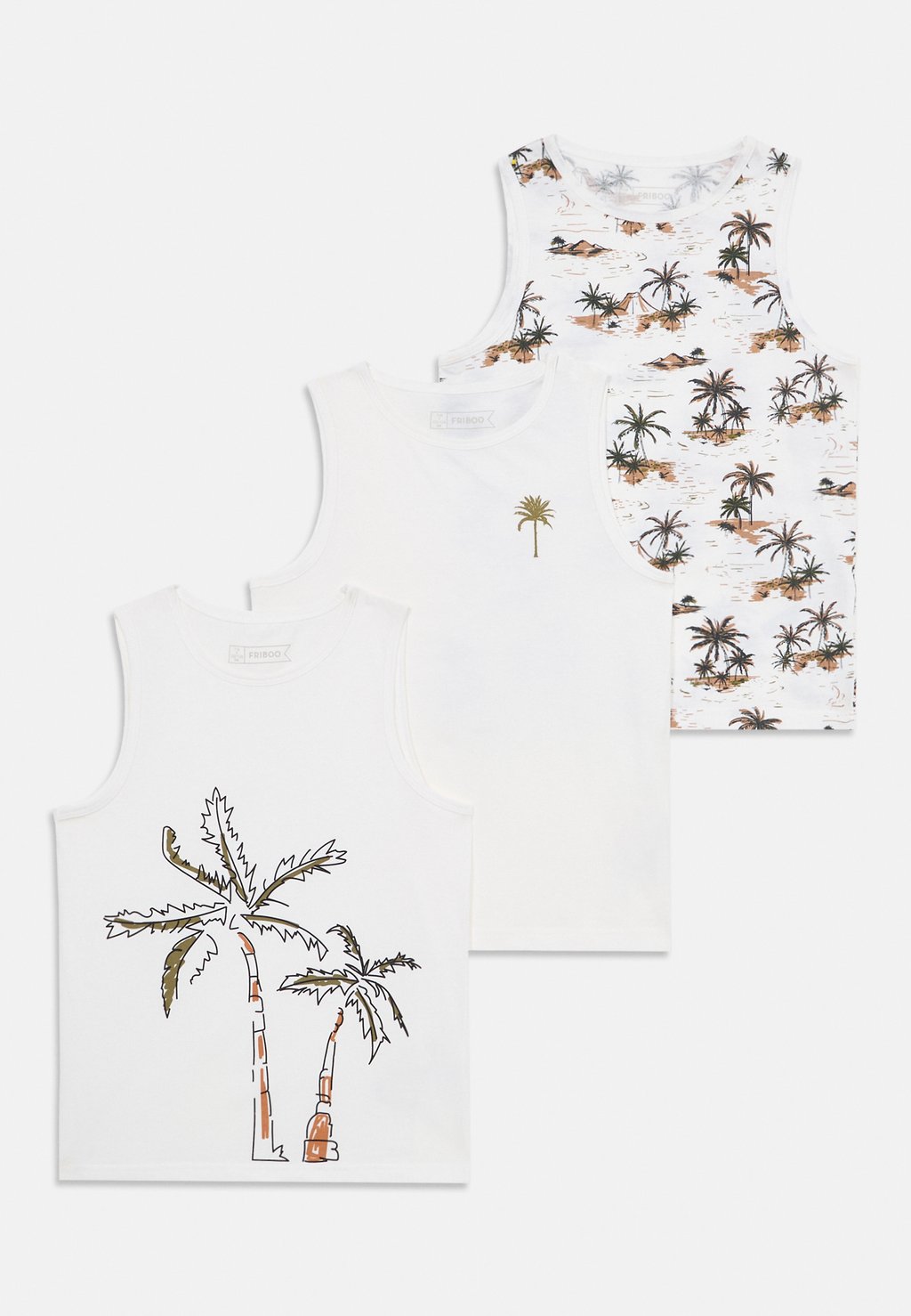 Майка 3 PACK Friboo, слоновая кость
Майка 3 PACK Friboo, слоновая кость