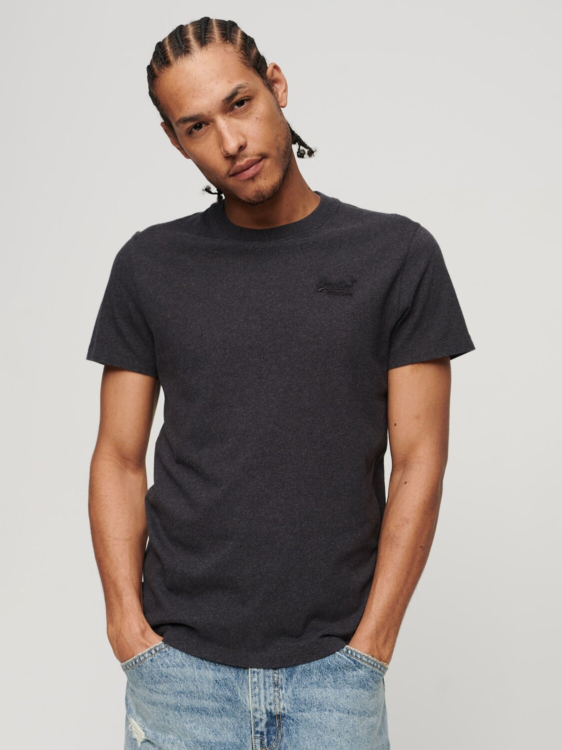 Футболка с логотипом Superdry из органического хлопка, цвет Raven Black Marl
Футболка с логотипом Superdry из органического хлопка, цвет Raven Black Marl