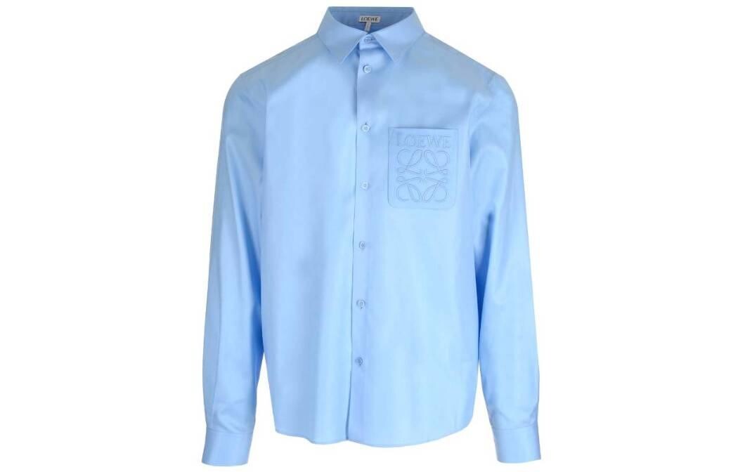 Рубашка мужская синяя Loewe, синий
Рубашка мужская синяя Loewe, синий