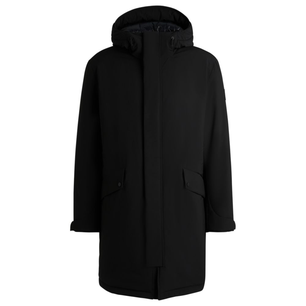 Водоотталкивающая куртка с пуховым наполнителем BOSS, черный
Водоотталкивающая куртка с пуховым наполнителем BOSS, черный