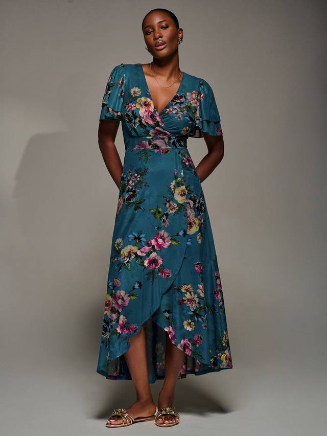 Флоральное облегающее платье макси с сетчатыми вставками Jolie Moi, Teal Floral
Флоральное облегающее платье макси с сетчатыми вставками Jolie Moi, Teal Floral