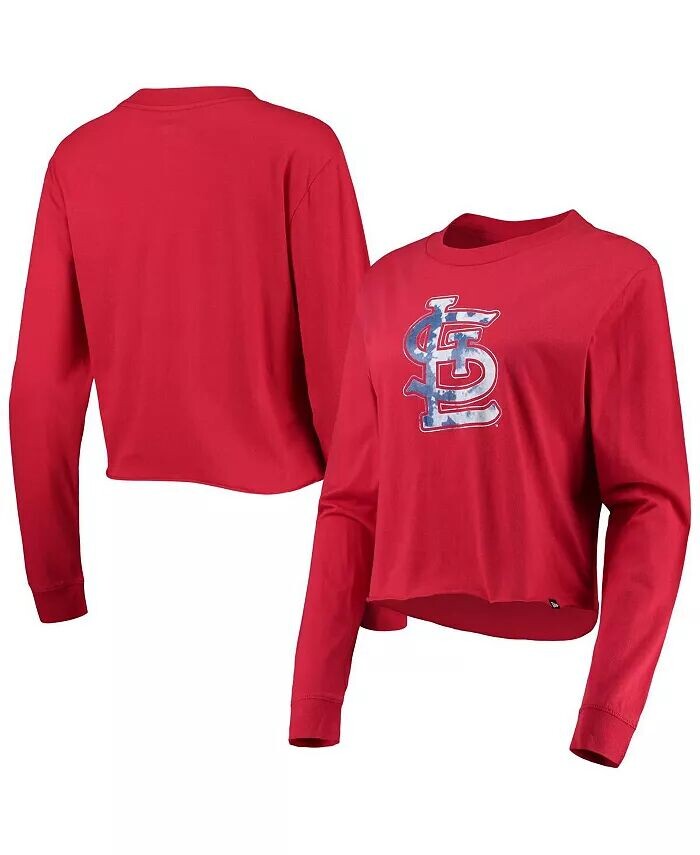 Женская красная укороченная футболка из джерси с длинными рукавами St. Louis Cardinals Baby New Era
Женская красная укороченная футболка из джерси с длинными рукавами St. Louis Cardinals Baby New Era