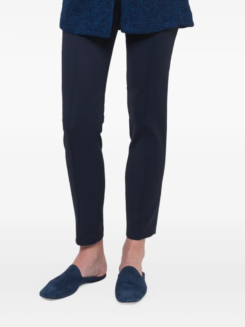 Брюки со складками Akris, синий 
Брюки со складками Akris, синий