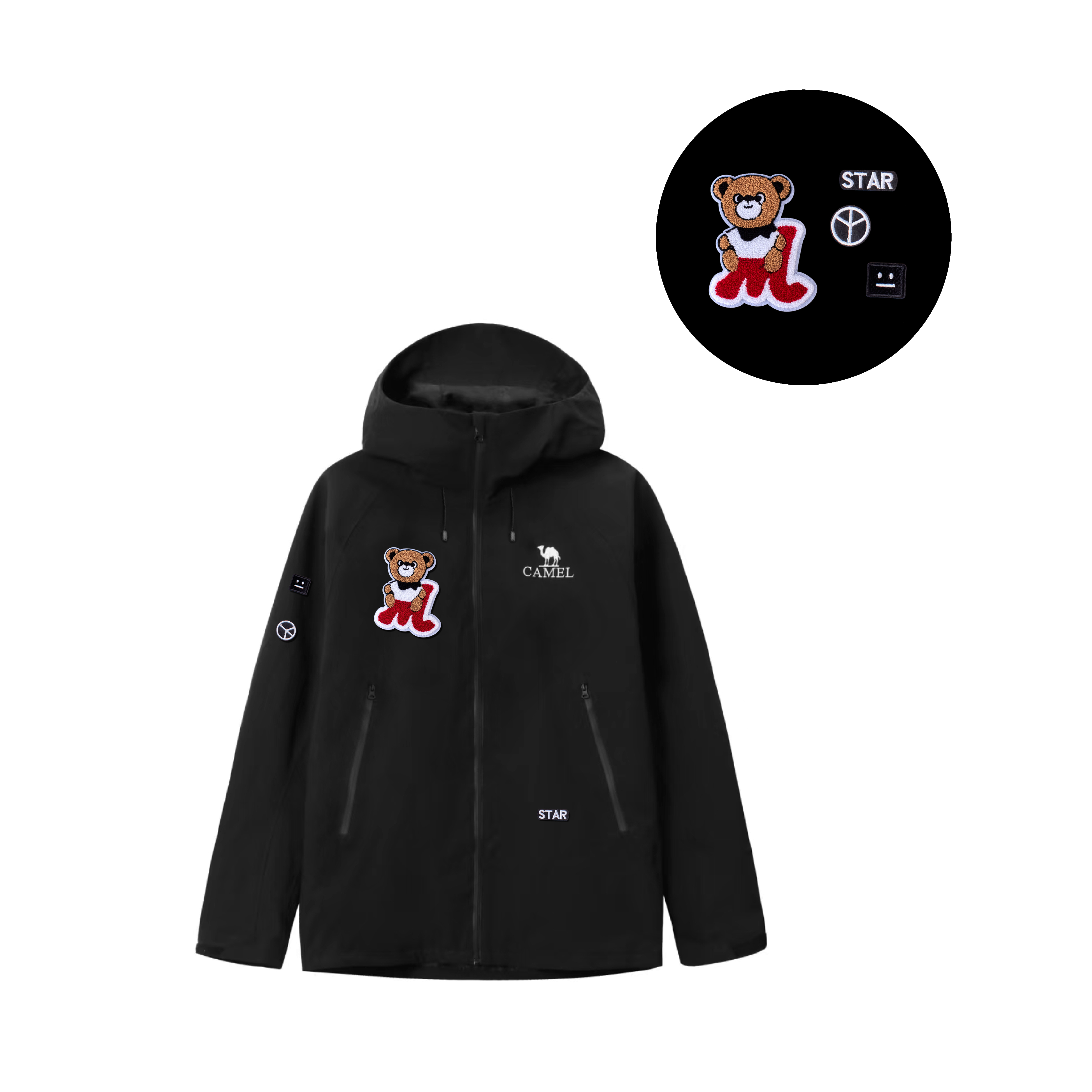 Ветровка All weather Waterproof And Windproof Unisex CAMEL, phantom черный
Ветровка All weather Waterproof And Windproof Unisex CAMEL, phantom черный