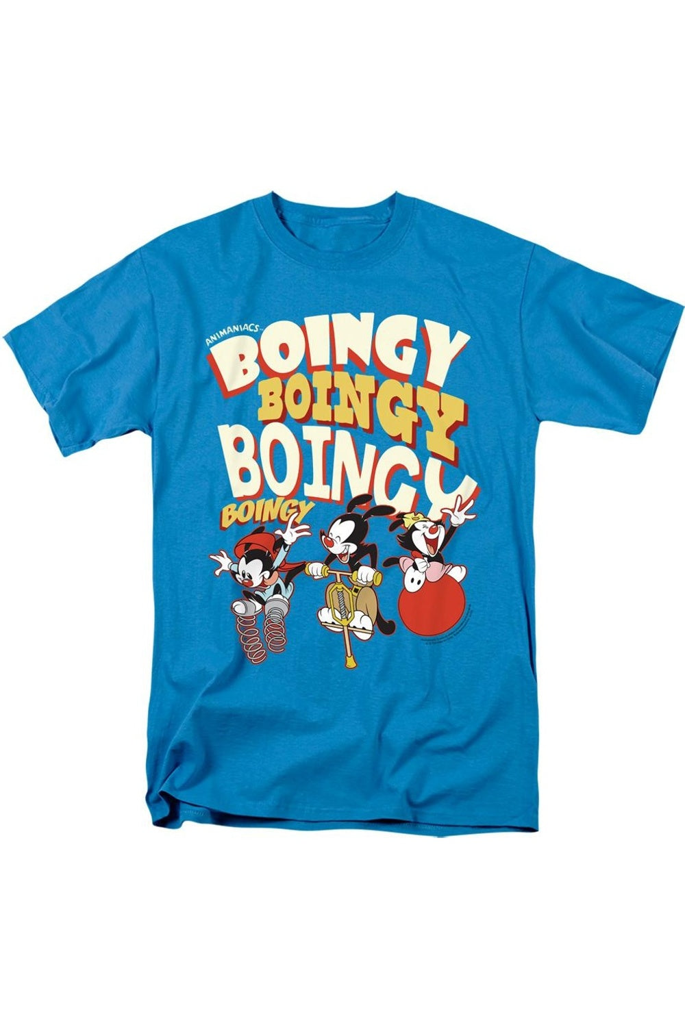 Футболка с коротким рукавом для взрослых Animaniacs Boingy Gildan, бирюзовый
Футболка с коротким рукавом для взрослых Animaniacs Boingy Gildan, бирюзовый