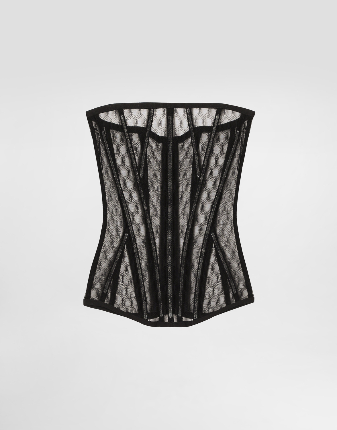 Корсет из сетчатого тюля Dolce & Gabbana, черный
Корсет из сетчатого тюля Dolce & Gabbana, черный