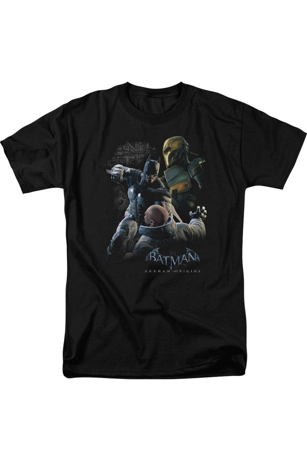 Футболка с коротким рукавом для взрослых Batman Arkham Origins Punch Gildan, черный
Футболка с коротким рукавом для взрослых Batman Arkham Origins Punch Gildan, черный
