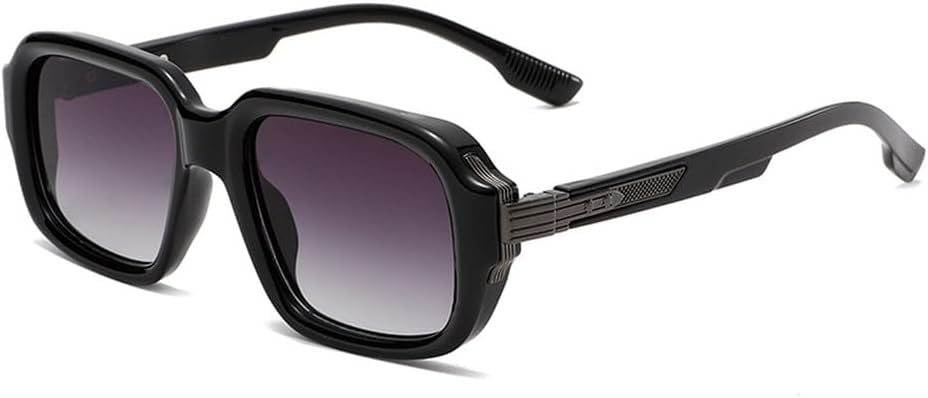 Мужские солнцезащитные очки в стиле ретро с градиентным переходом цвета, защита от ультрафиолета UV400; женские солнцезащитные очки с заклепками, сине-зеленые TKKTLLT, Black Gray Gradient
Мужские солнцезащитные очки в стиле ретро с градиентным переходом цвета, защита от ультрафиолета UV400; женские солнцезащитные очки с заклепками, сине-зеленые TKKTLLT, Black Gray Gradient