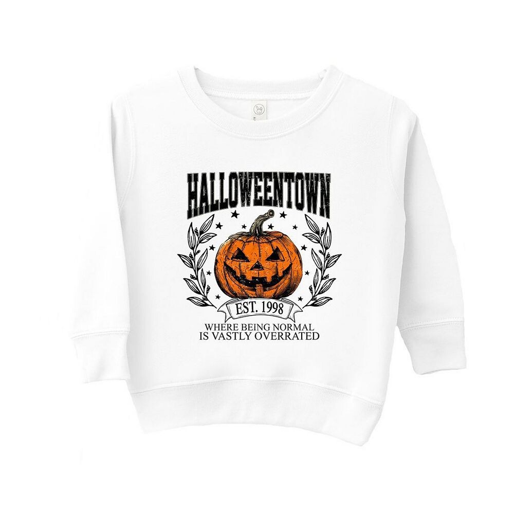 Хэллоуинтаун Эст. Толстовка с рисунком для малышей 1998 года The Juniper Shop, белый
Хэллоуинтаун Эст. Толстовка с рисунком для малышей 1998 года The Juniper Shop, белый