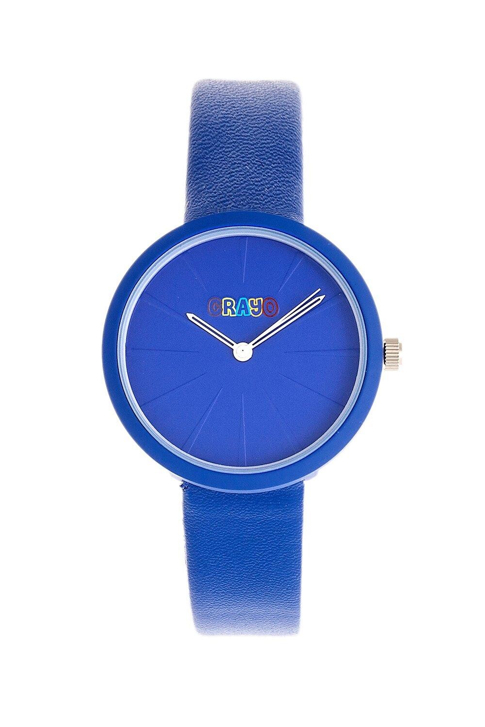 Часы унисекс с лезвием Crayo, синий
Часы унисекс с лезвием Crayo, синий