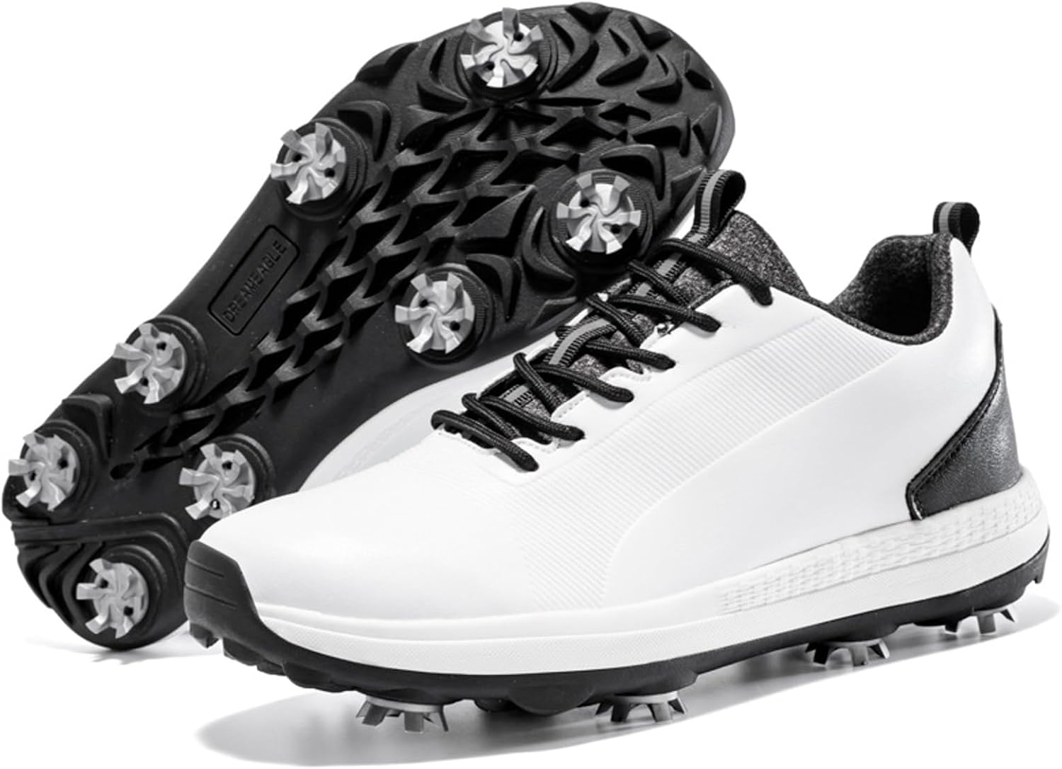Мужские гольф обувь с шипами, нескользящие, для занятий гольфом на открытом воздухе, классические кроссовки для гольфа Qz-Itry, белый/черный
Мужские гольф обувь с шипами, нескользящие, для занятий гольфом на открытом воздухе, классические кроссовки для гольфа Qz-Itry, белый/черный