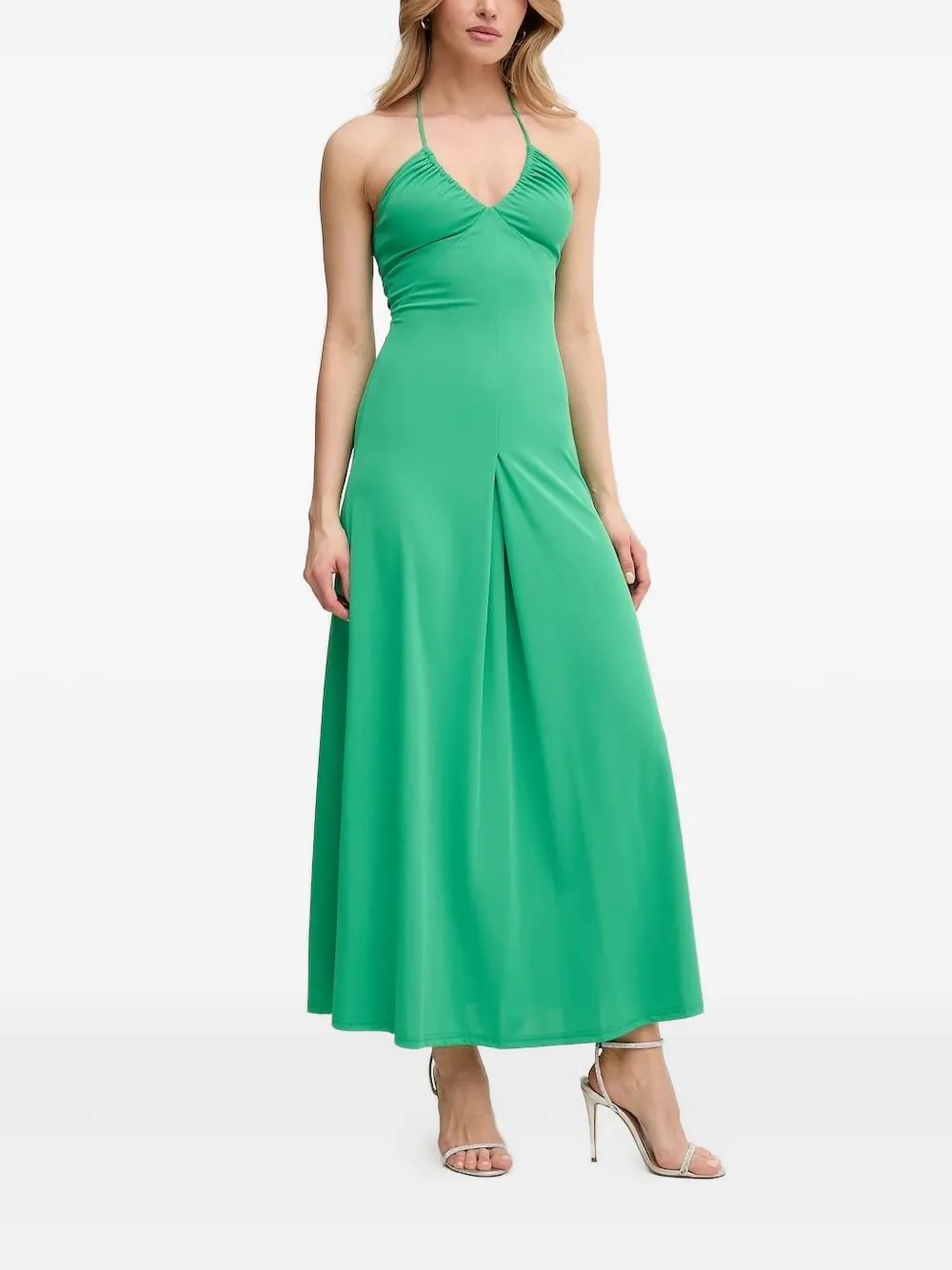 Платье макси с халтер-воротом Silvian Heach, зеленый
Платье макси с халтер-воротом Silvian Heach, зеленый