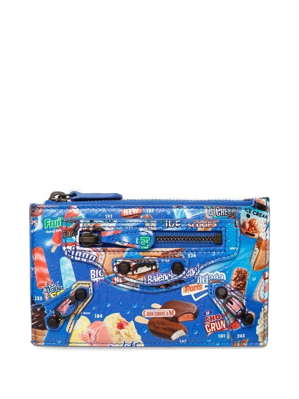 Графический кардхолдер Le City на молнии Balenciaga, синий
Графический кардхолдер Le City на молнии Balenciaga, синий