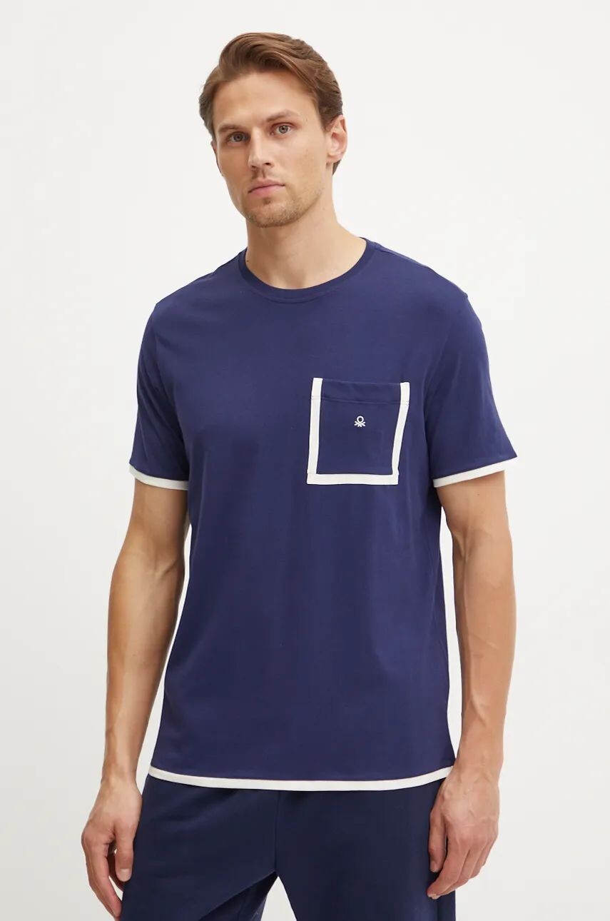 Шерстяная ночная футболка United Colors of Benetton, синий
Шерстяная ночная футболка United Colors of Benetton, синий