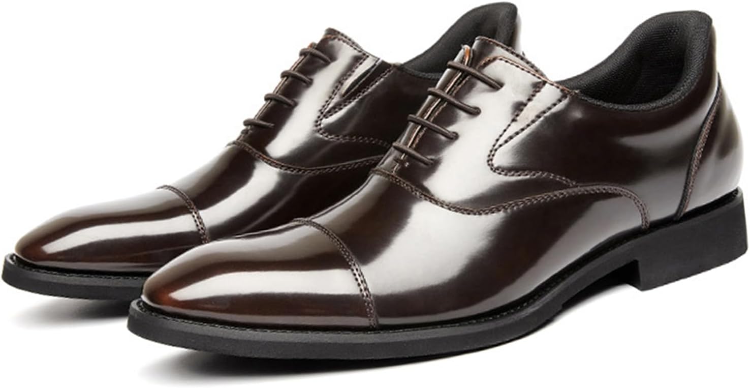 Мужские оксфорды с крыльями из мягкой лакированной кожи, классические шнурованные британские оксфорды, стильные повседневные оксфорды с заостренным носком Bnwelk, коричневый
Мужские оксфорды с крыльями из мягкой лакированной кожи, классические шнурованные британские оксфорды, стильные повседневные оксфорды с заостренным носком Bnwelk, коричневый