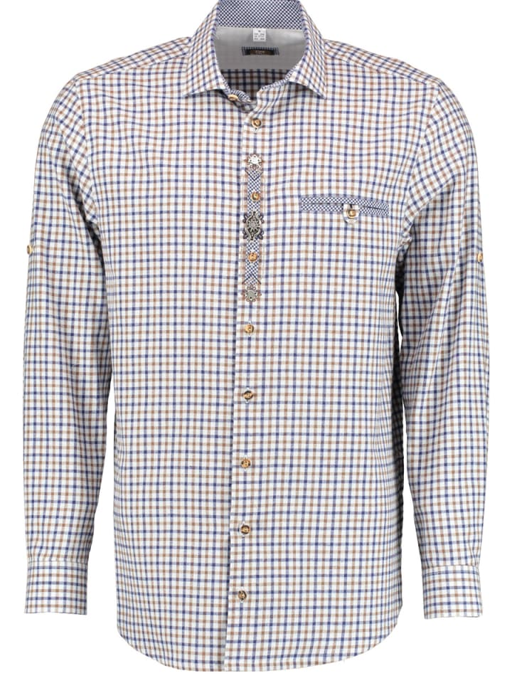 Традиционная рубашка Салуна темно-коричневого цвета OS-Trachten
Традиционная рубашка Салуна темно-коричневого цвета OS-Trachten