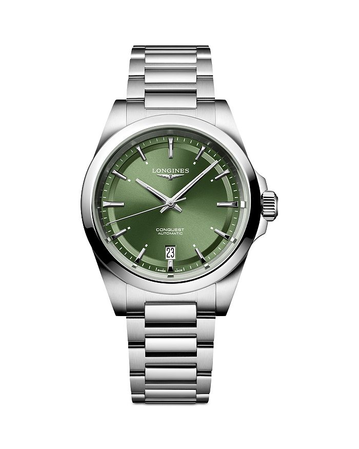 Часы Conquest Sunray Green, 38 мм Longines, зеленый
Часы Conquest Sunray Green, 38 мм Longines, зеленый