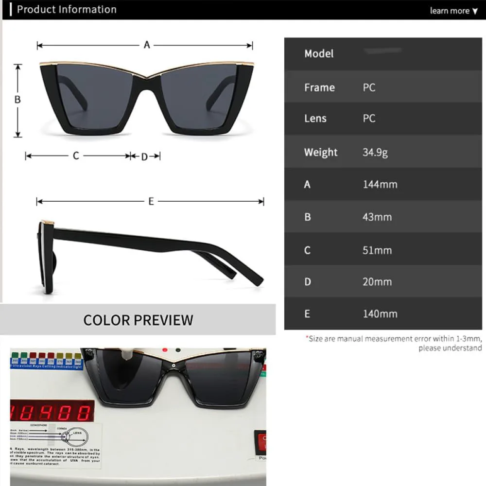 Модные солнцезащитные очки «кошачий глаз» для женщин и мужчин, винтажные очки, солнцезащитные очки UV400, трендовые солнцезащитные очки MTZJH, C7 Leopard Tea
Модные солнцезащитные очки «кошачий глаз» для женщин и мужчин, винтажные очки, солнцезащитные очки UV400, трендовые солнцезащитные очки MTZJH, C7 Leopard Tea