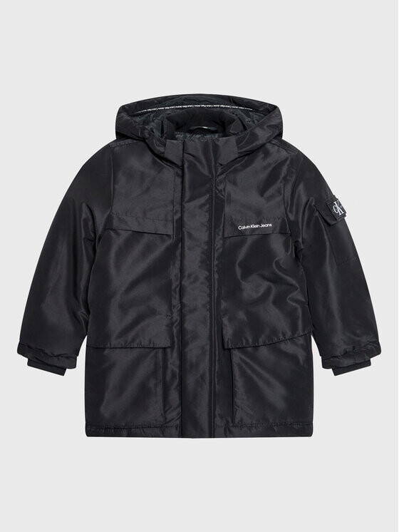 Переходная куртка стандартного кроя Calvin Klein, черный 
Переходная куртка стандартного кроя Calvin Klein, черный